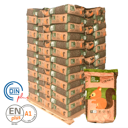 1 Camión con 24 palet de Naturpellet SACOS DE 15 KG certificado