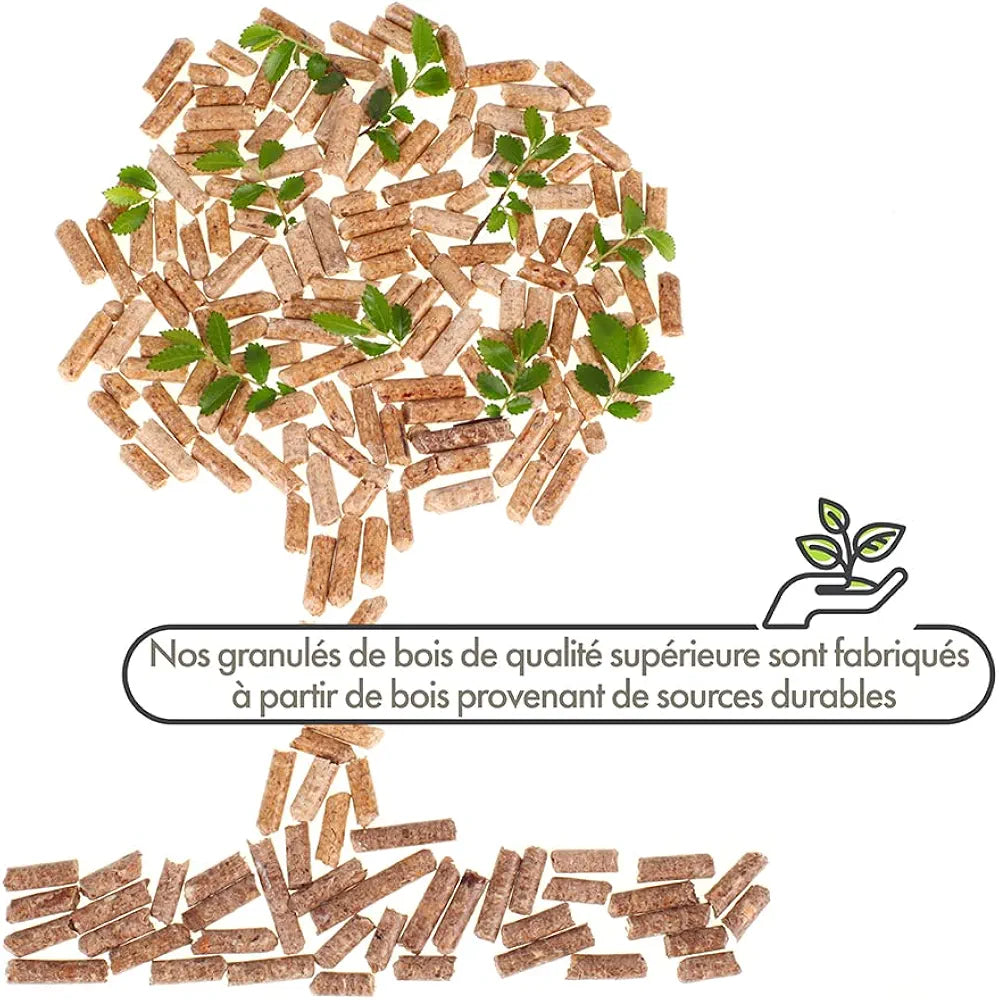 Wood PELLETS - 77 sacos de 15 kg