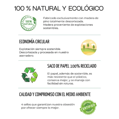 2 Camión con 24 palet de Naturpellet SACOS DE 15 KG certificado