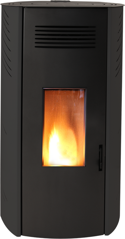 estufa de pellets ctl zara 8 kw burdeos , negra , blanca