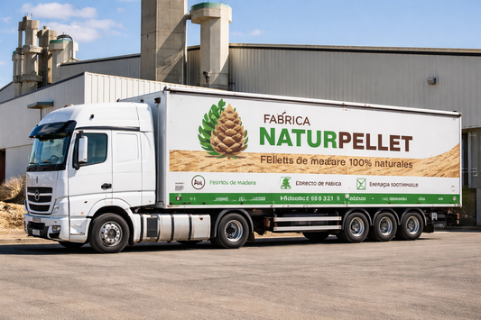1 Camión con 24 palet de Naturpellet SACOS DE 15 KG certificado
