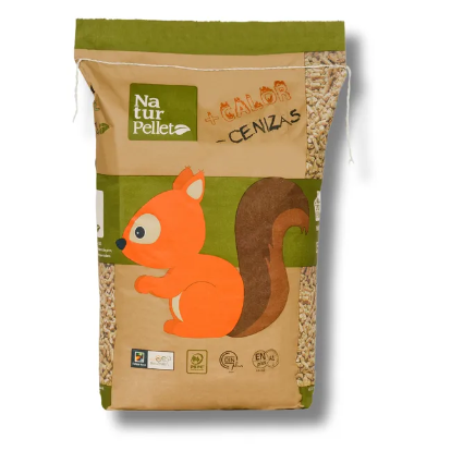 2 Camión con 24 palet de Naturpellet SACOS DE 15 KG certificado