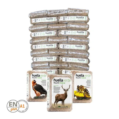 huella verde palet de pellets 77 sacos
