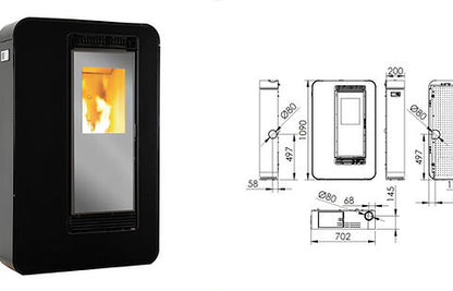 Estufas de aire Monaco, 7.5 kW