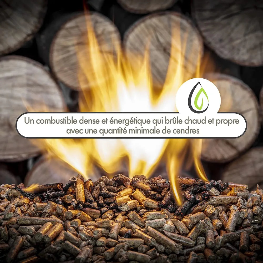 Wood PELLETS - 77 sacos de 15 kg