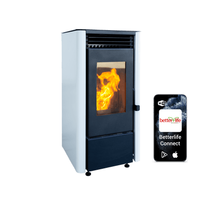 Estufa Pellet 9,5 KW 160 m2 WiFi