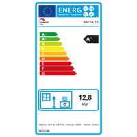 Estufa de pellets de aire Anita 15 kW Sannover Blanco
